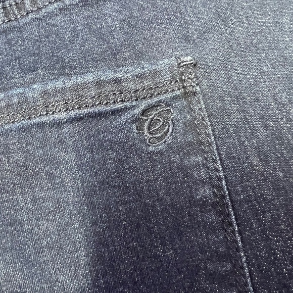 👖|•SUSAN GRAVER•| Dark Wash Girlfriend Jeans Size 14 L28👖 - Picture 4 of 6